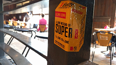 super 8 sticker